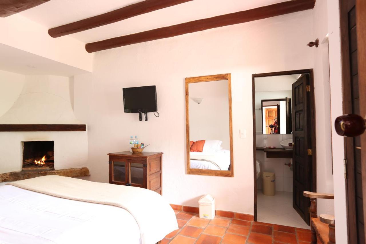 Hotel Meson De Los Virreyes 비야 데 레이바 외부 사진