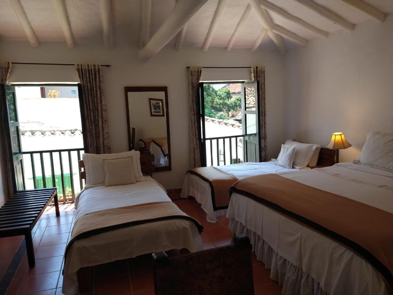Hotel Meson De Los Virreyes 비야 데 레이바 외부 사진