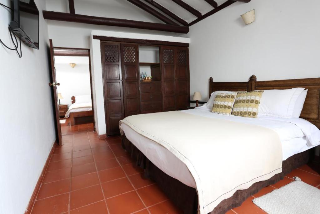 Hotel Meson De Los Virreyes 비야 데 레이바 외부 사진